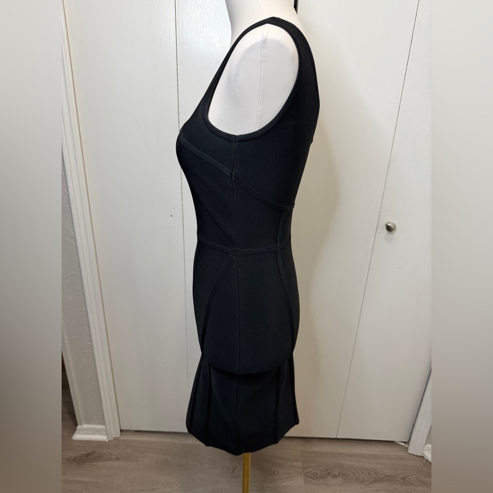 BCBGMaxAzria Classic Black Mini Dress - Picture 5 of 12